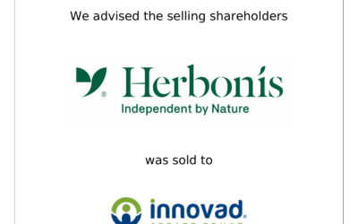 Hoffmann & Partner advised Herbonis AG shareholders. Herbonis was sold to Innovad.