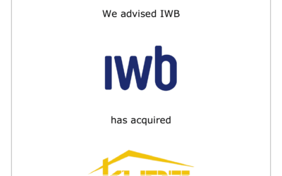 Hoffmann & Partner advised IWB in the acquisition of Kunz-Solartech GmbH.
